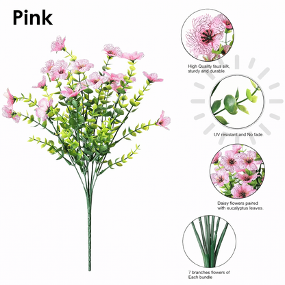 🔥Last Day 50% OFF🔥Realistic UV-Resistant Outdoor Flowers – Zero Maintenance